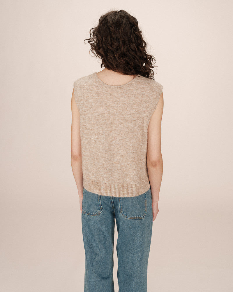 Santa Cardigan -Beige