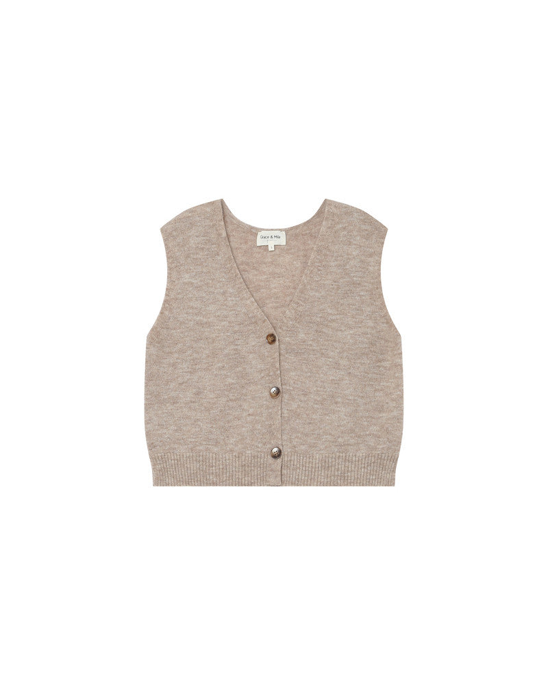 Santa Cardigan -Beige