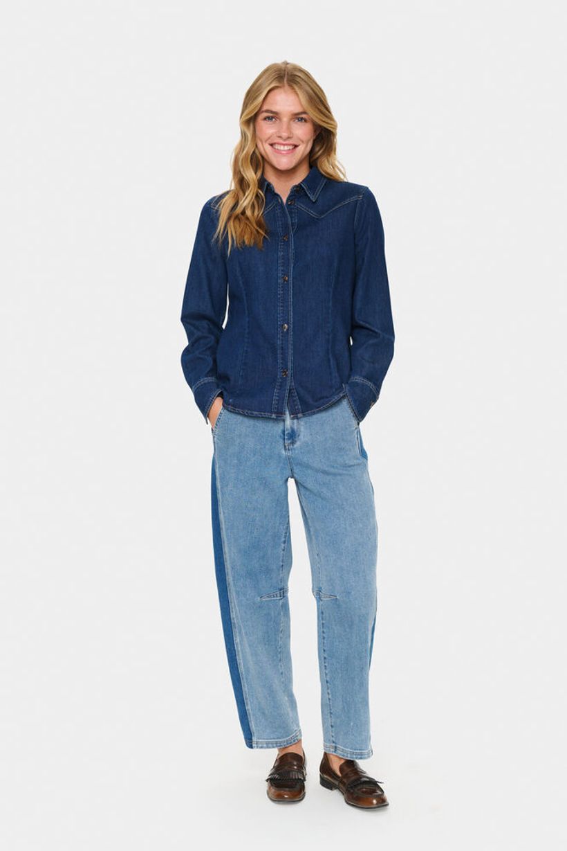 MartheSZ Shirt - Medium Blue Denim