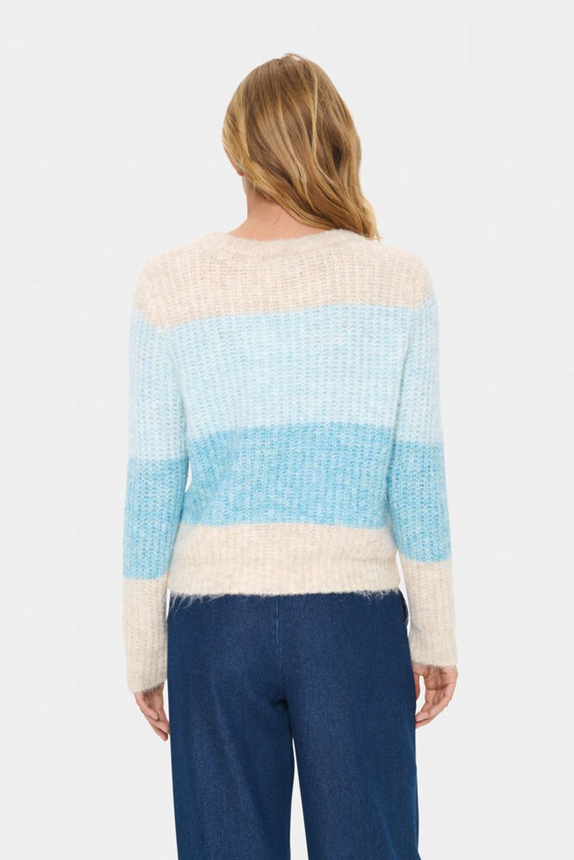 MandySZ Pullover - Aqua Haze Melange
