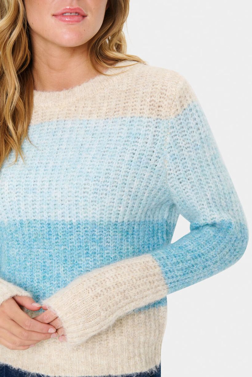 MandySZ Pullover - Aqua Haze Melange
