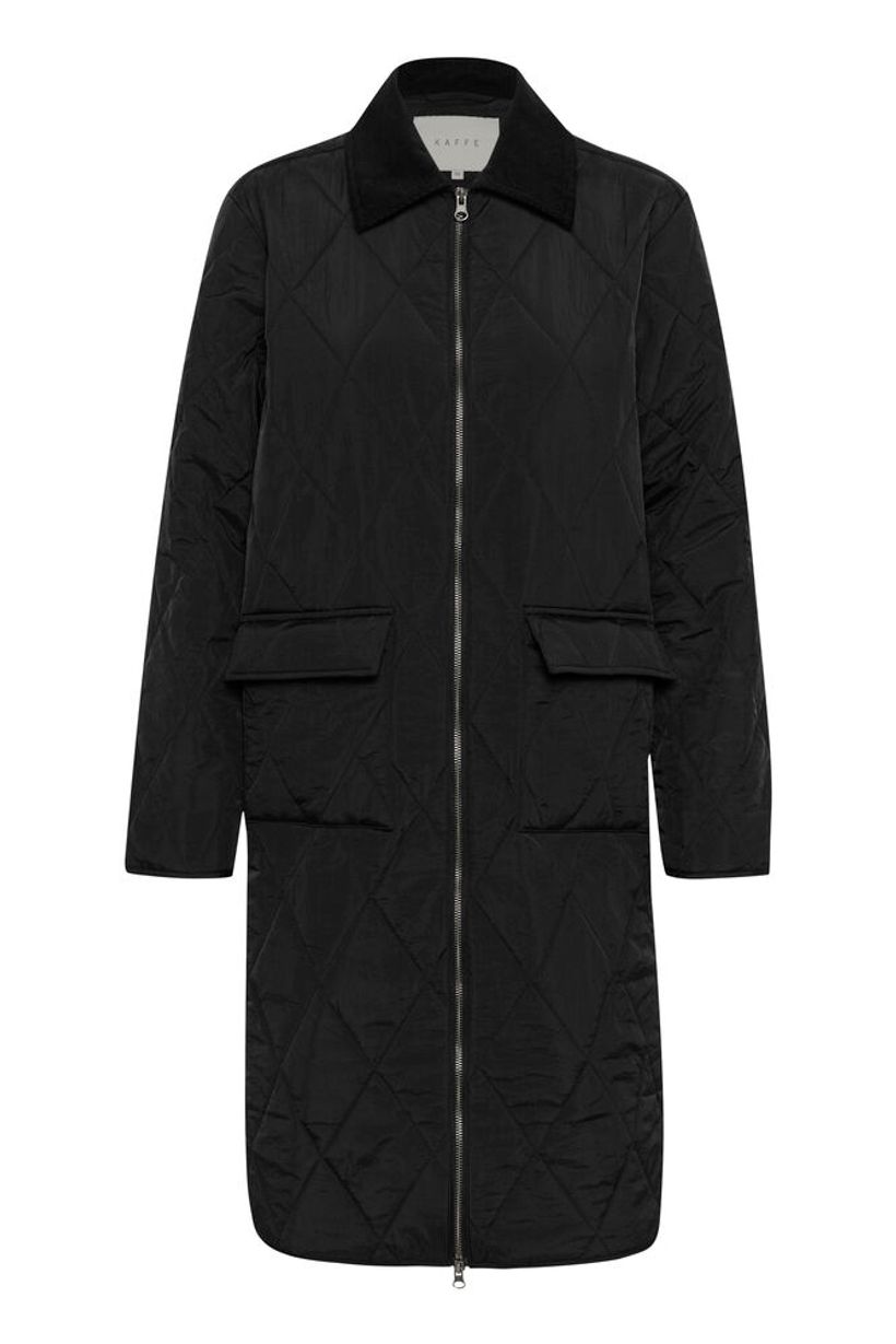 KAanneli Long Jacket - Black Deep