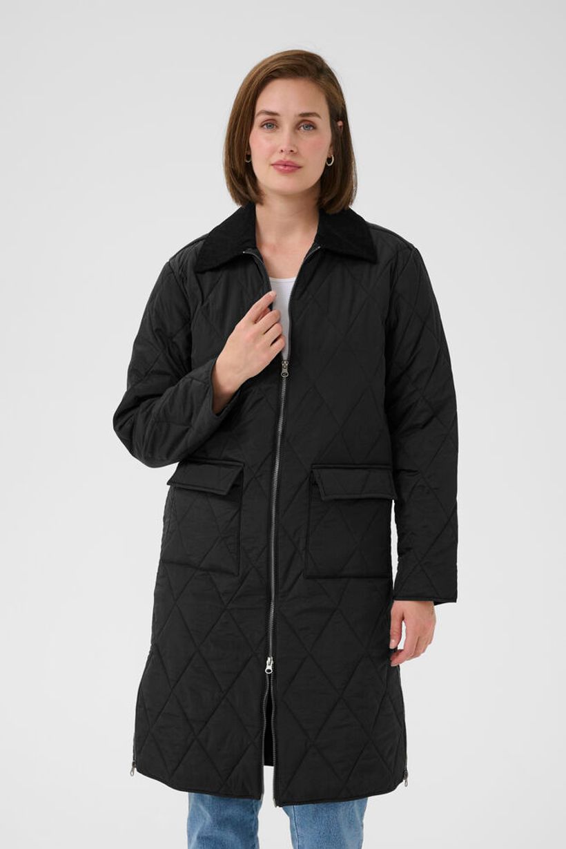 KAanneli Long Jacket - Black Deep