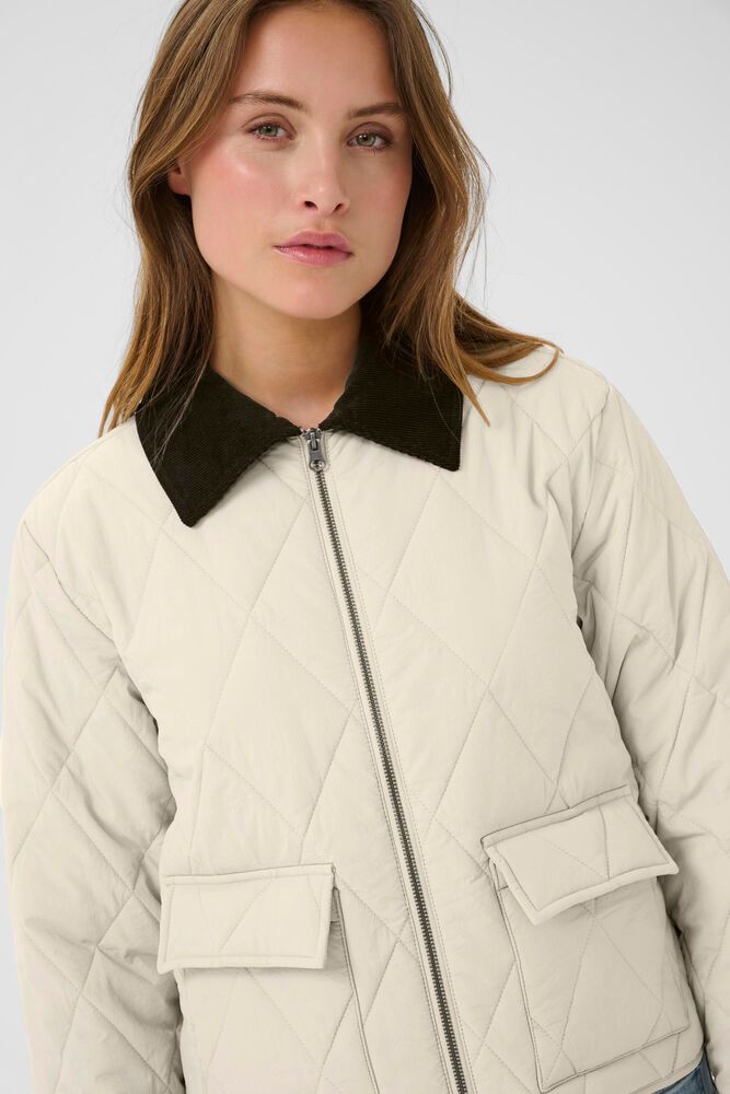 KAanneli Quilted Jacket - Feather Grey