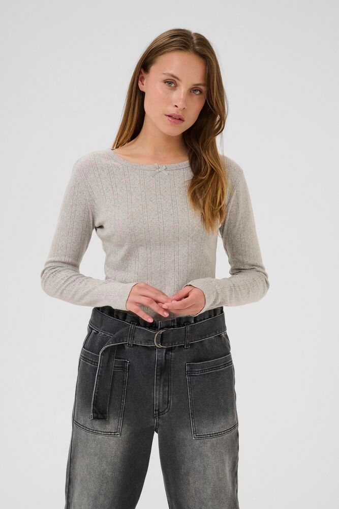 KAhilda T-Shirt - Light Grey Melange