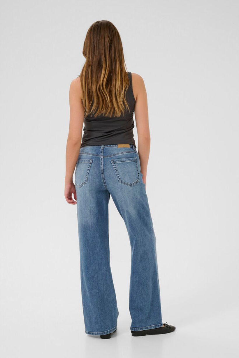KAmeadow High Waisted Jeans - Mid Blue