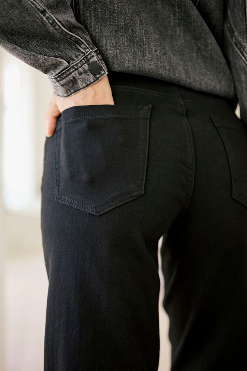 KAbrook High Waisted Jeans - Black Deep