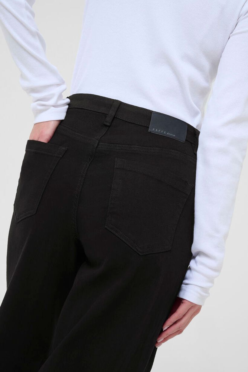 KAbrook High Waisted Jeans - Black Deep