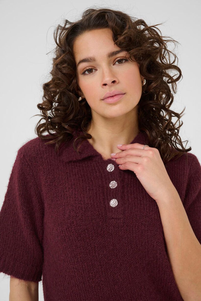 KAemilie Polo Pullover - Windsor Wine