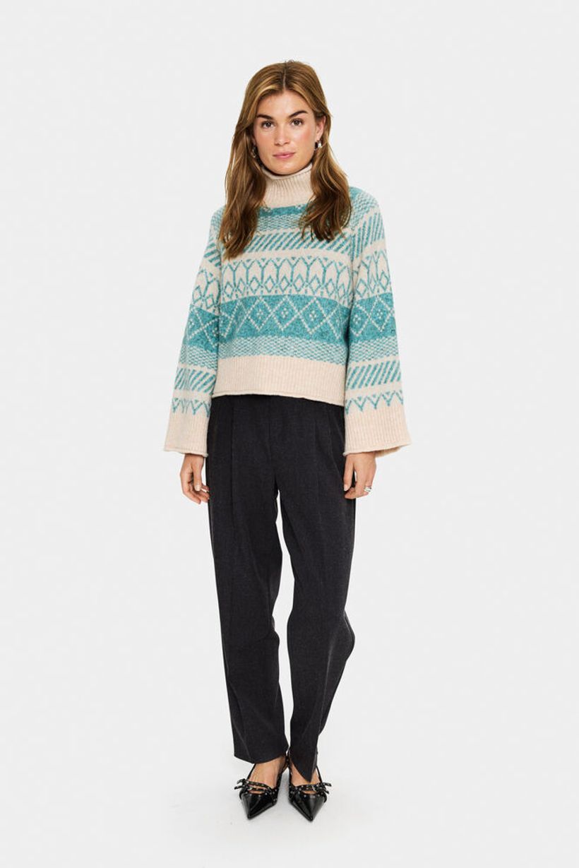 MichaSZ Rollneck - Aqua Haze Melange