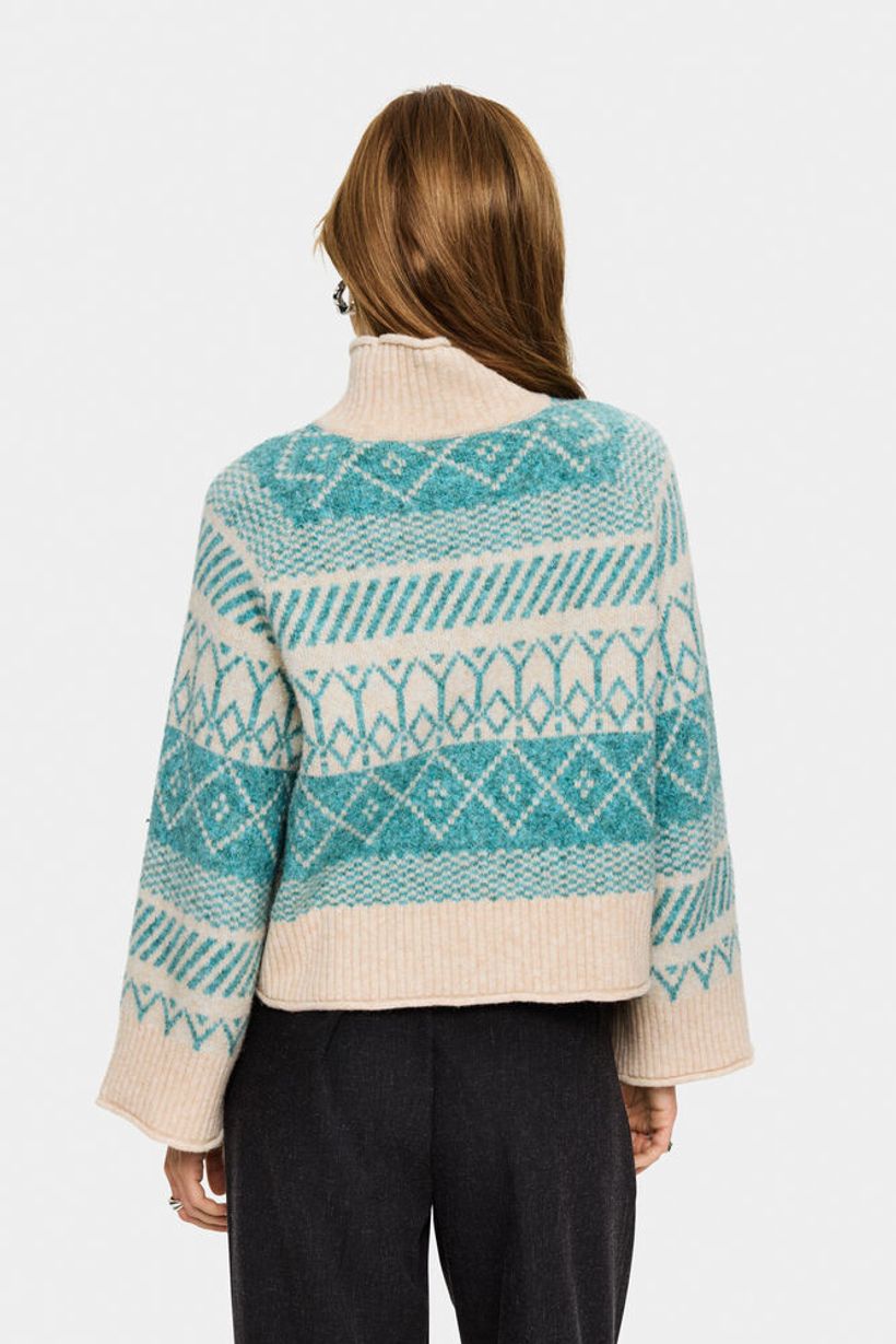 MichaSZ Rollneck - Aqua Haze Melange