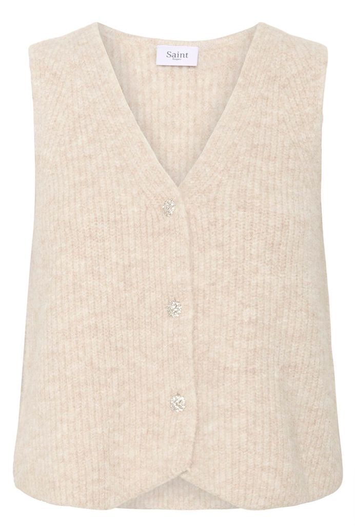 XenyaSZ Vest - Crystal Grey Melange