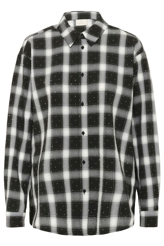 KAluna Shirt - Black White Check Studs