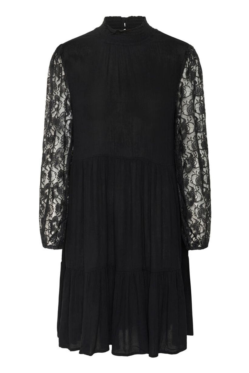 KAstine Amber Lace Dress - Black Deep