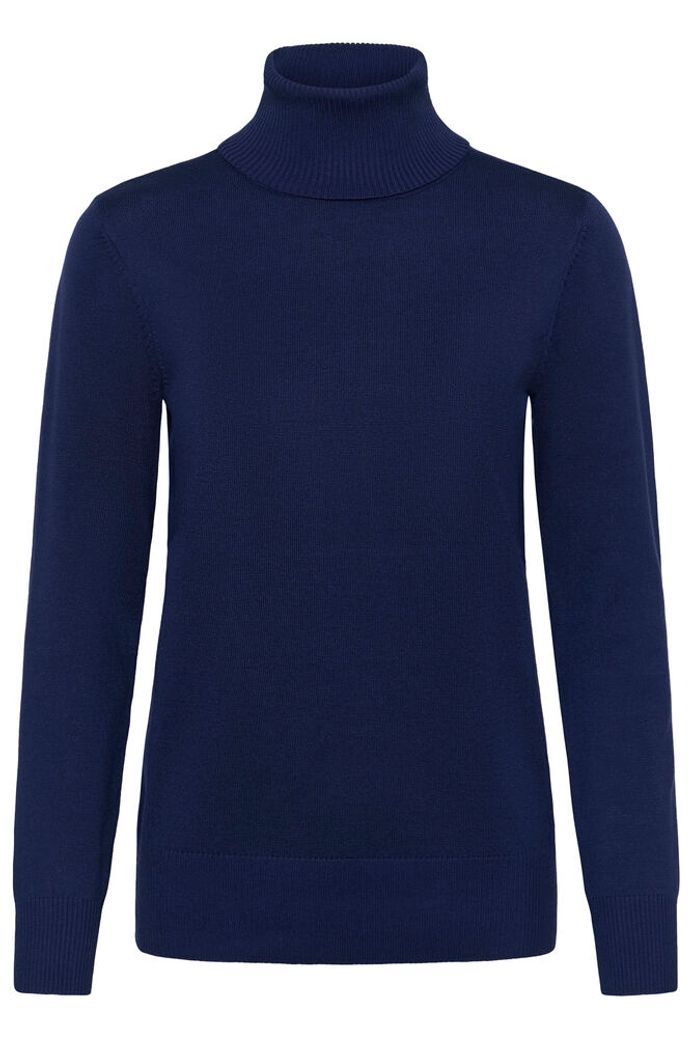 MilaSZ Rollneck Pullover - Navy Peony