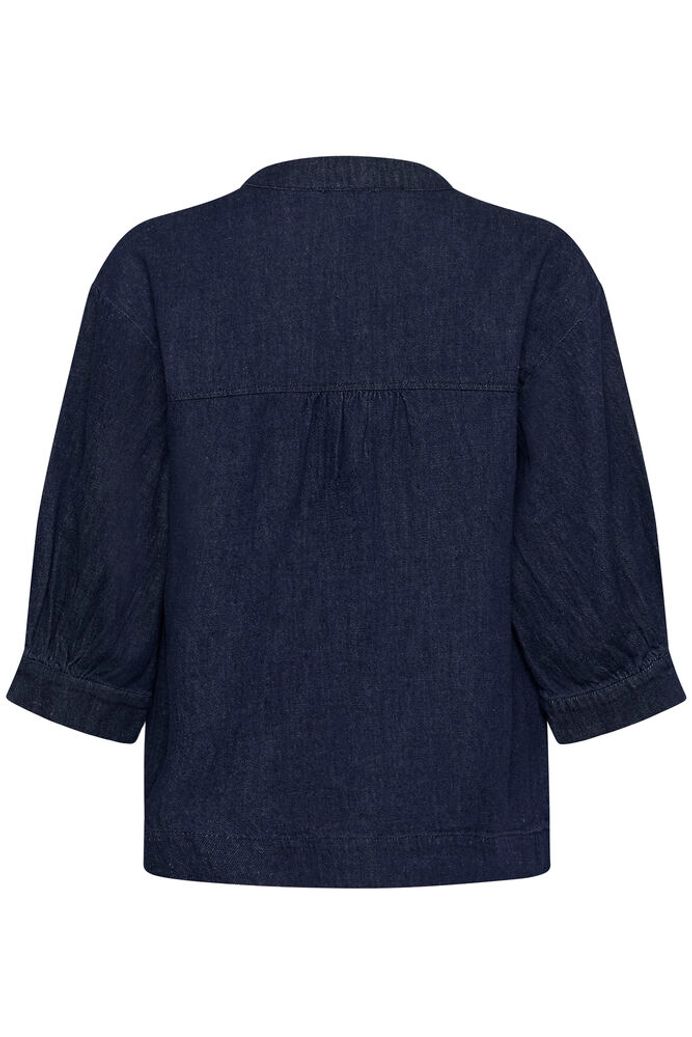 SLChaman Toledo Blouse - Dark Blue Denim