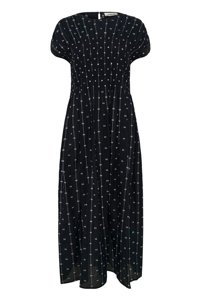 SLAmelie Dress - Black With White Dobby