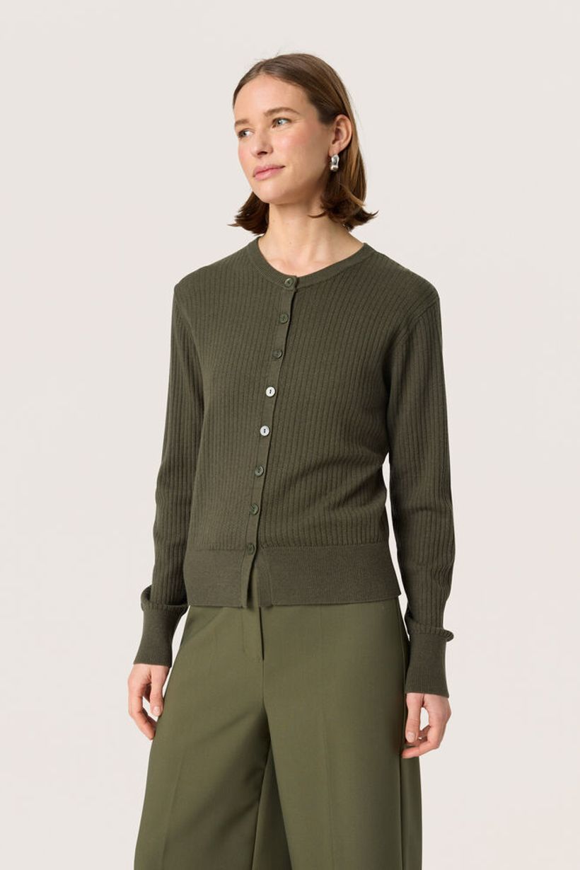 SLSpina Cardigan - Grape Leaf