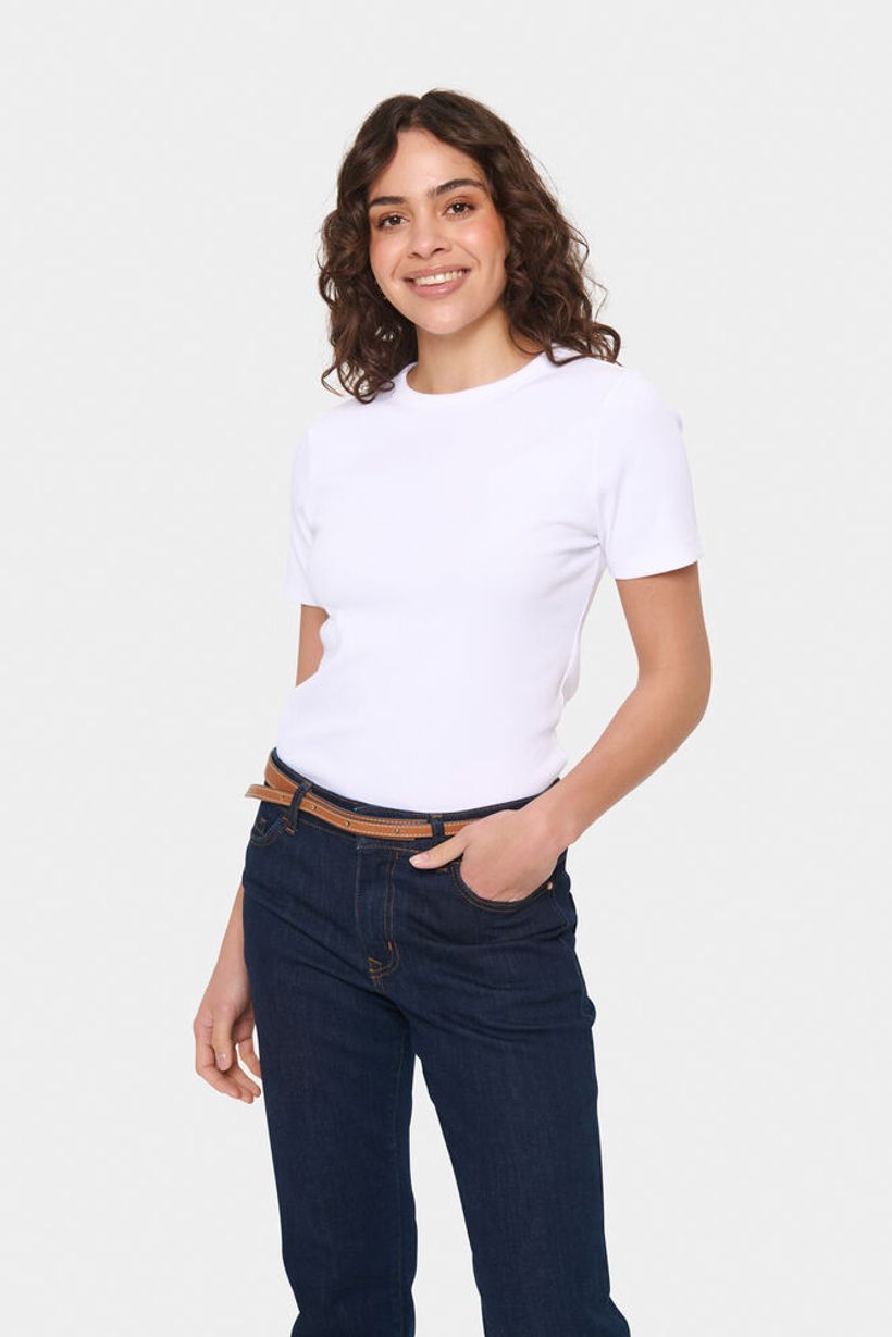 AsterSZ Short Sleeve T-Shirt - Bright White