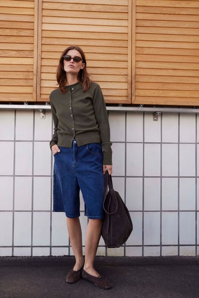 SLSpina Cardigan - Grape Leaf