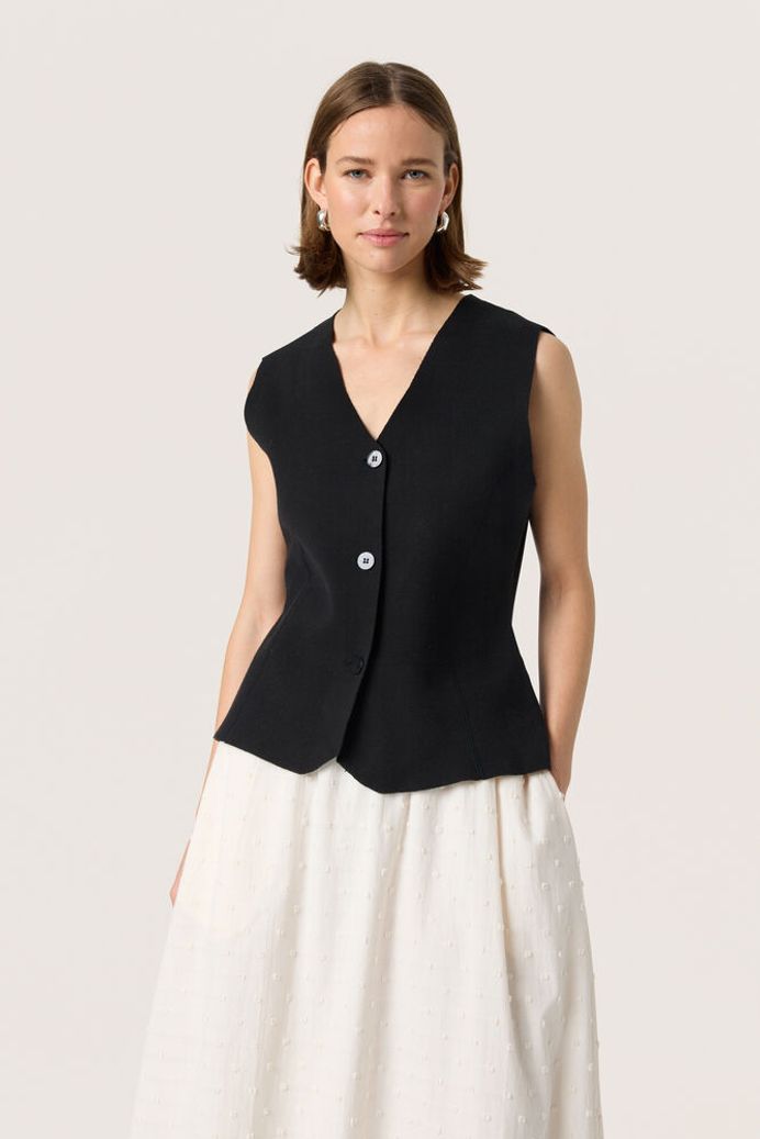 SLHaven Waistcoat - Black