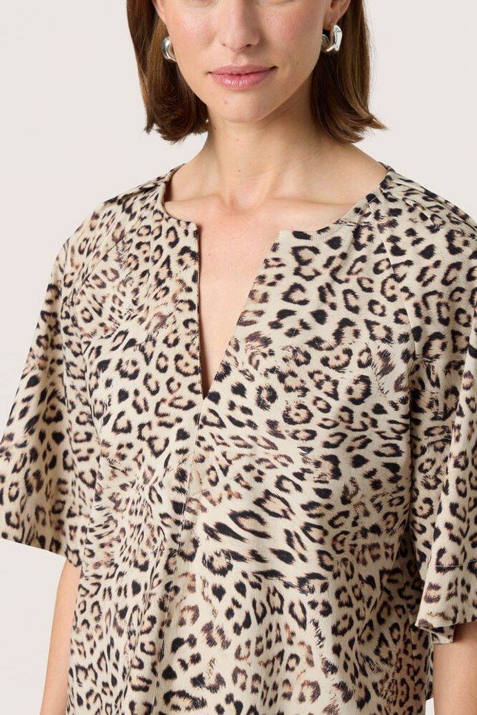 SLJalina Blouse - Leopard Print