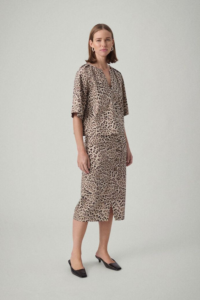 SLJalina Blouse - Leopard Print