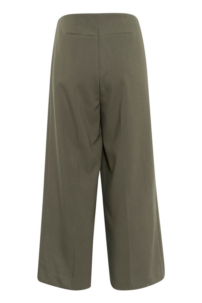 SLCorinne Wide Cropped Trousers - Grape Leaf