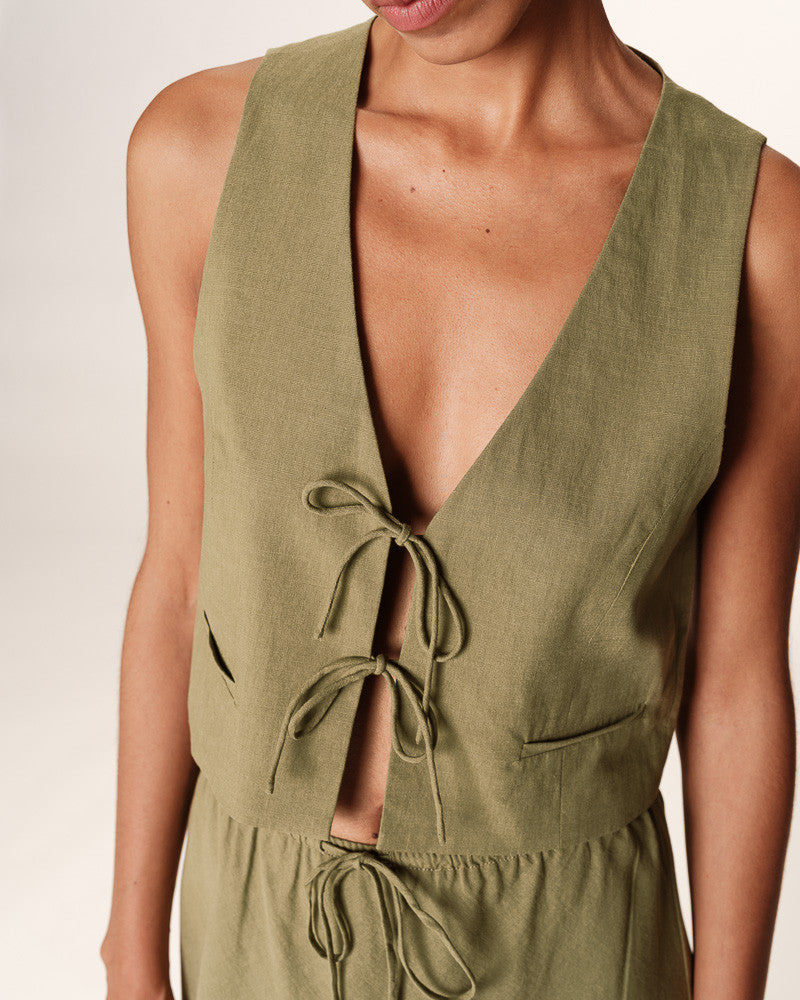 Rubens Waistcoat - Green