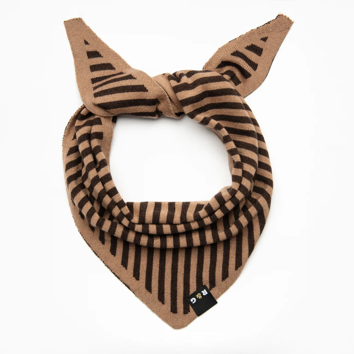 Triangle Scarf - Coffee & Chocolate