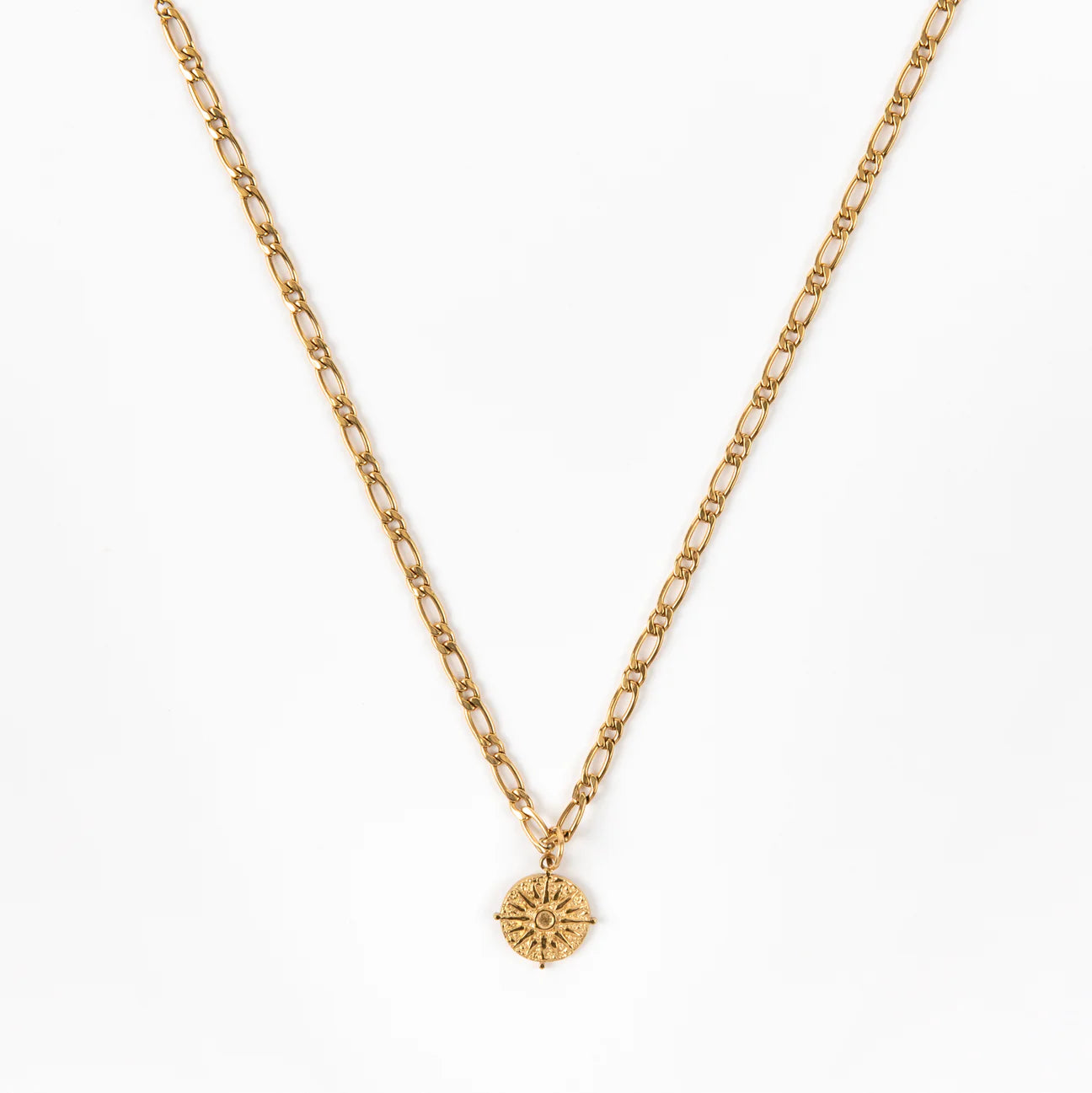 Yasmin Gold Plated Pendant Necklace