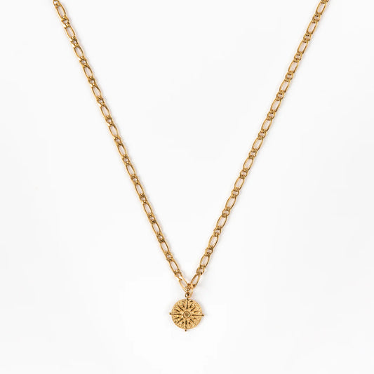 Yasmin Gold Plated Pendant Necklace