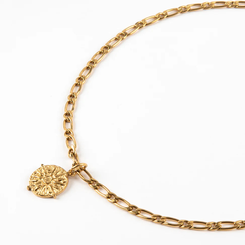 Yasmin Gold Plated Pendant Necklace