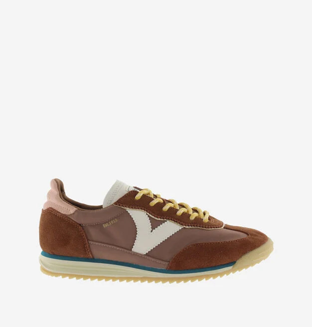 Saturno Nylon & Suede  - Rusty Red
