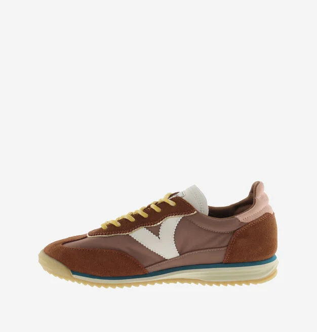 Saturno Nylon & Suede  - Rusty Red