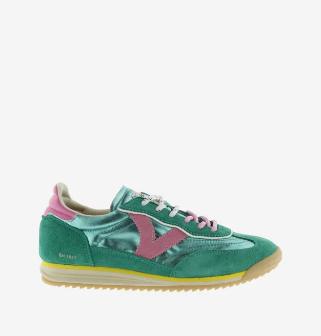 Saturno Nylon & Suede  - Jade