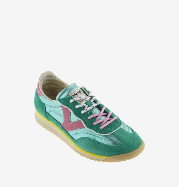 Saturno Nylon & Suede  - Jade
