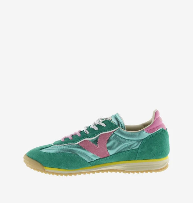 Saturno Nylon & Suede  - Jade