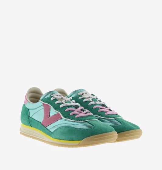 Saturno Nylon & Suede  - Jade