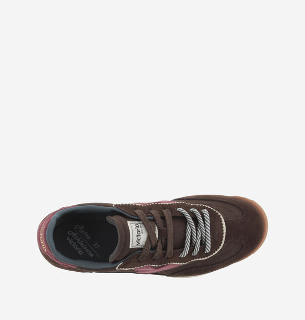 Saturno Nylon & Suede  - Marron