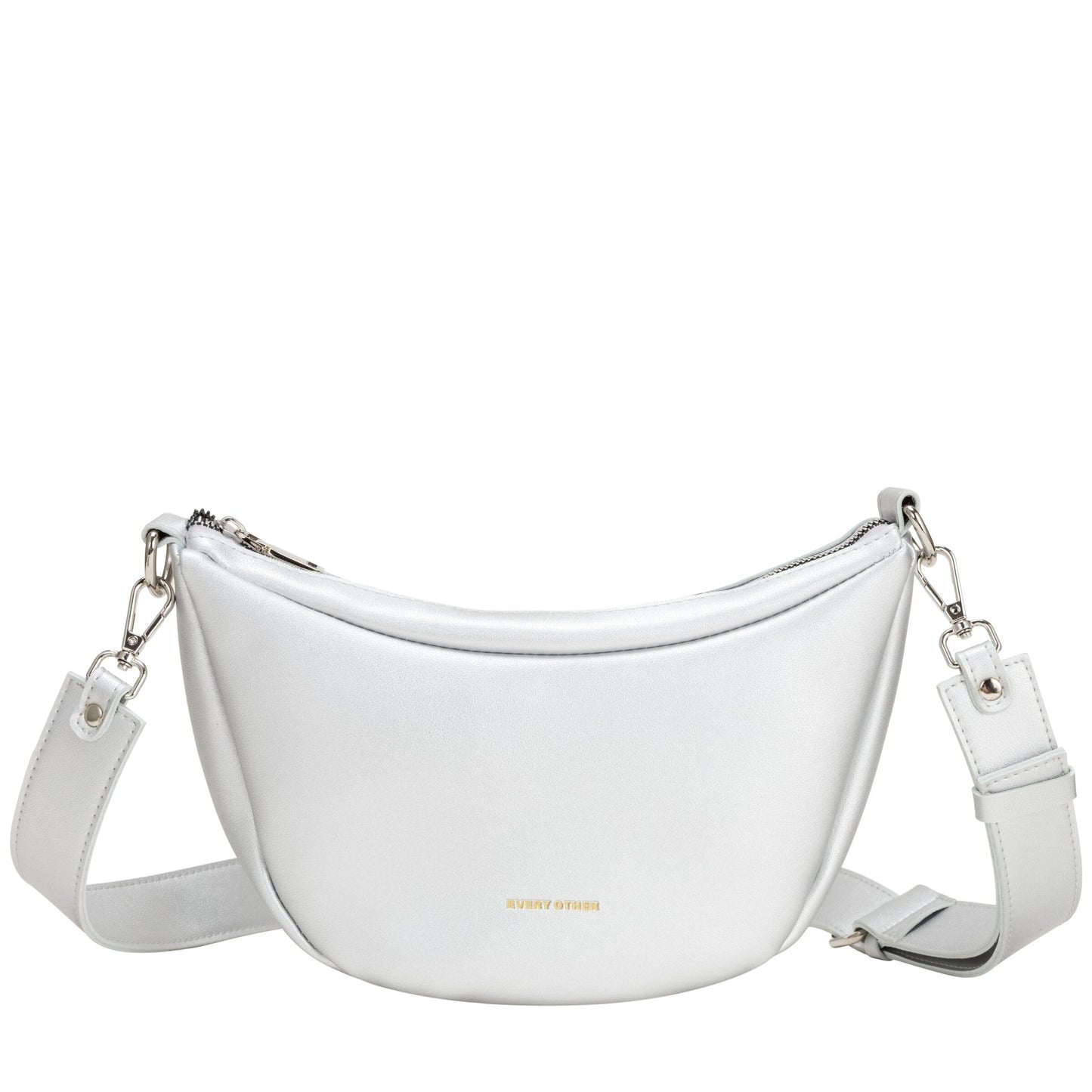 Verge Crossbody Bag - Silver