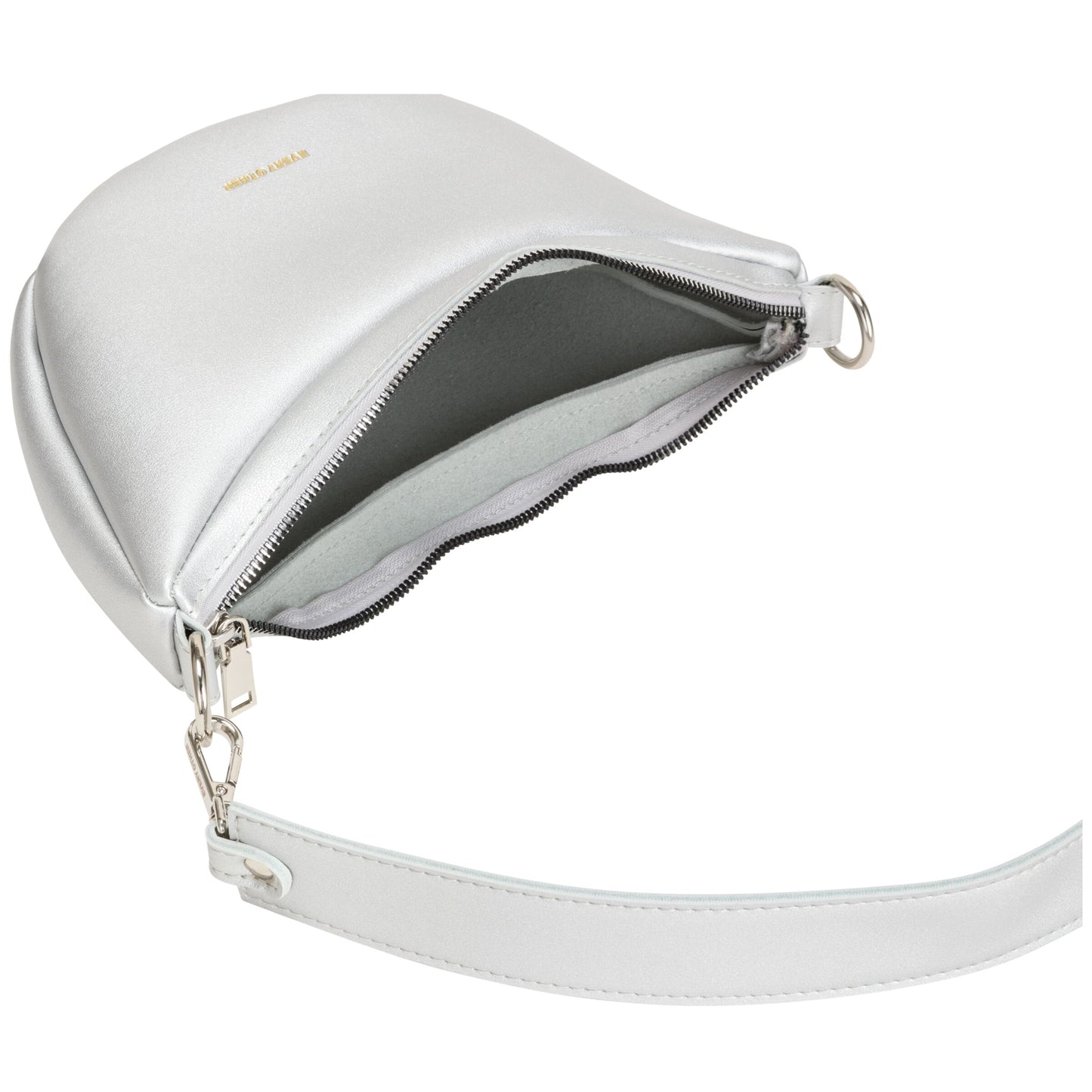Verge Crossbody Bag - Silver