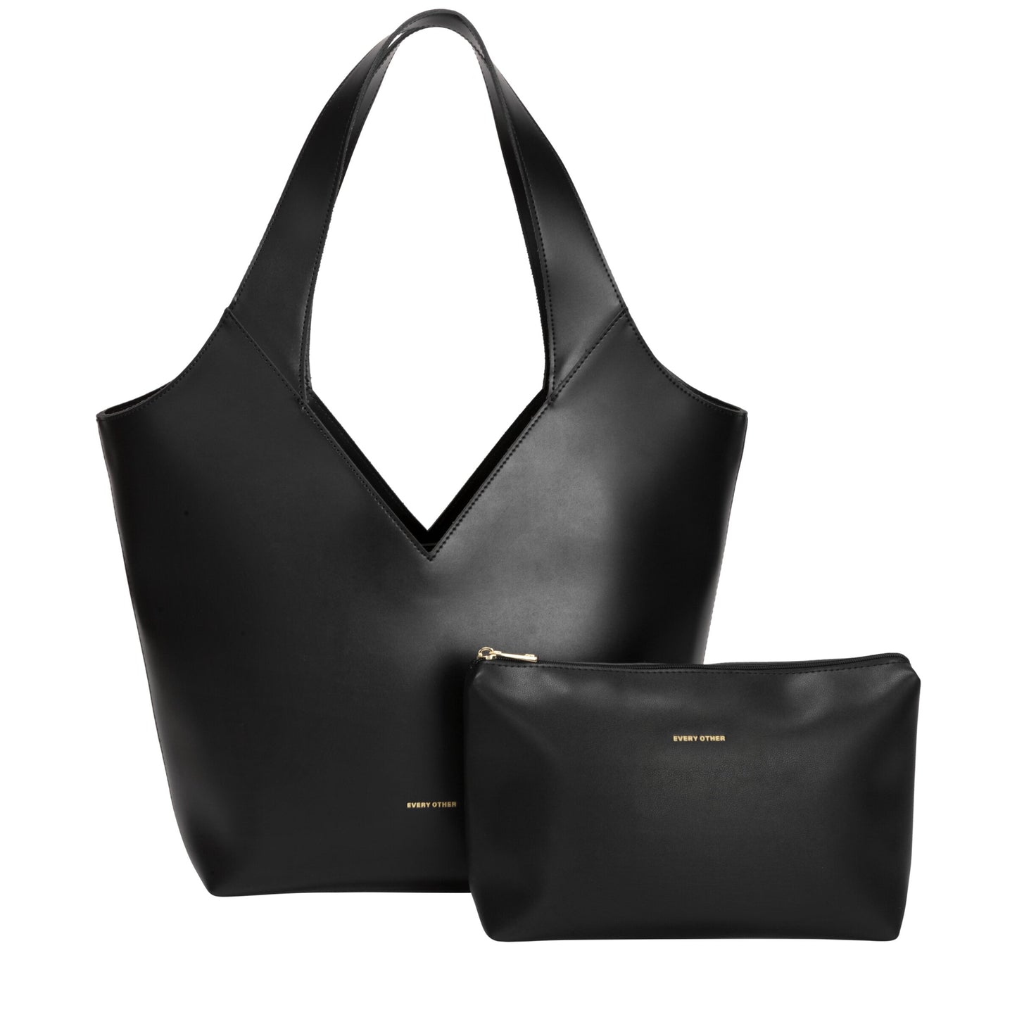 Large Seraph Tote With Pouch - Black