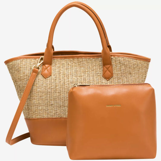 Soleil Rattan Bag - Tan