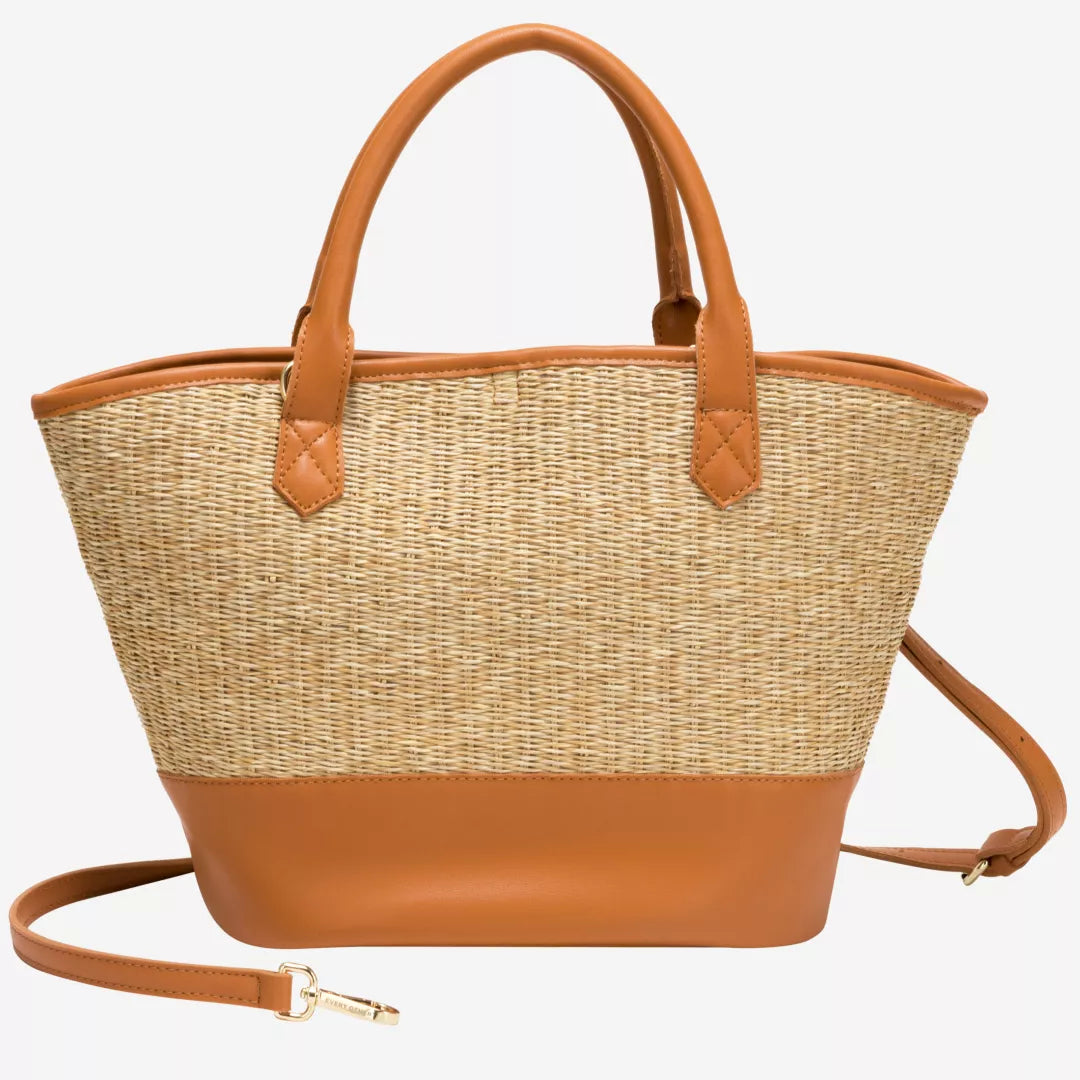 Soleil Rattan Bag - Tan