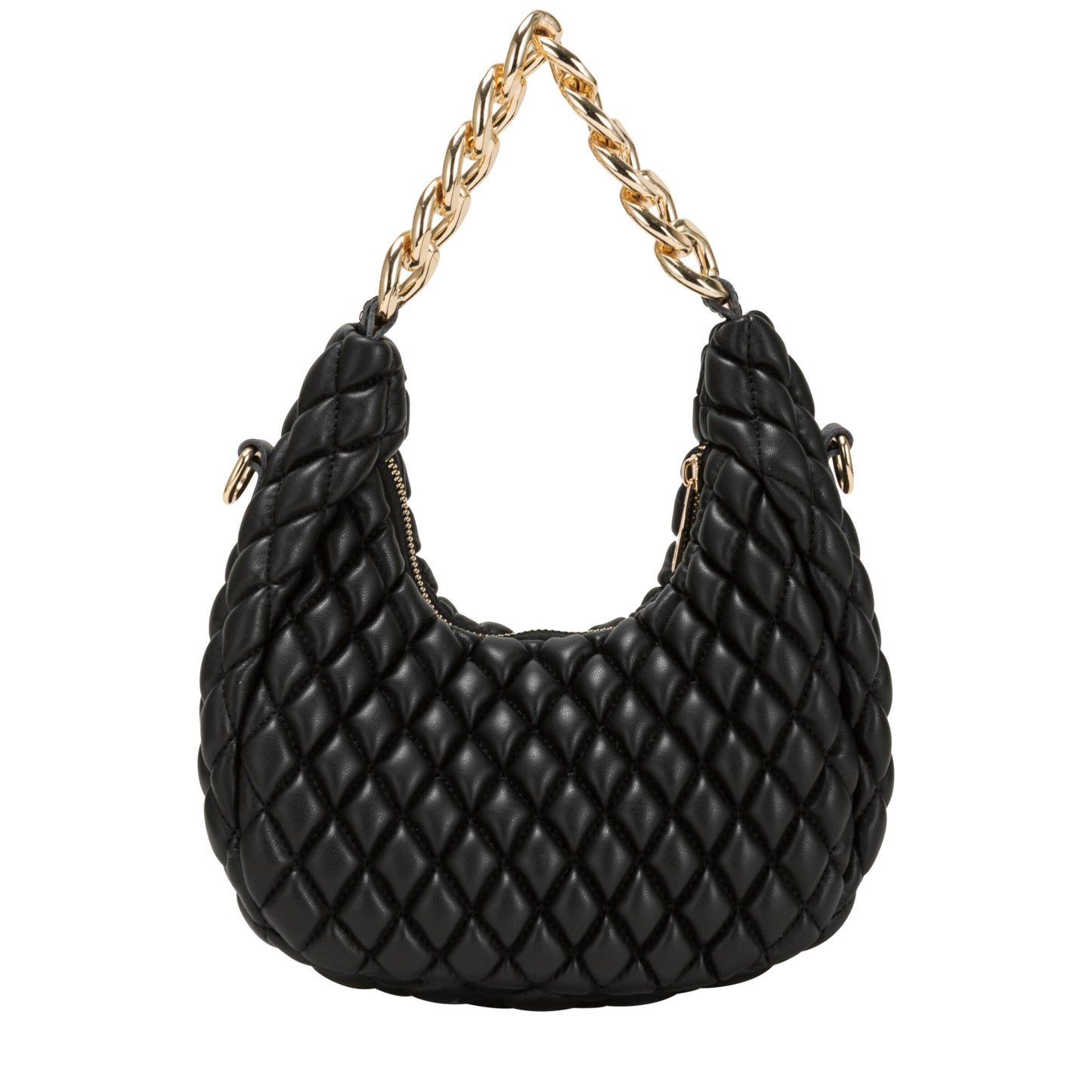 Quilted Grab Bag - Black