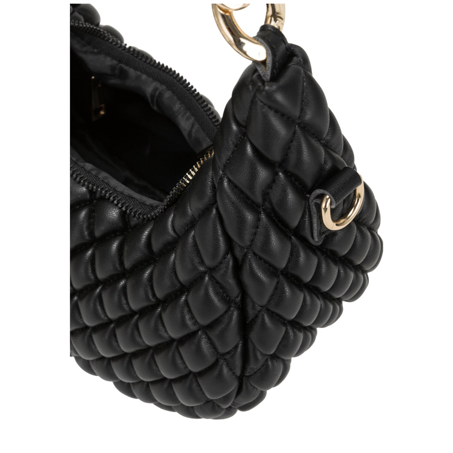 Quilted Grab Bag - Black