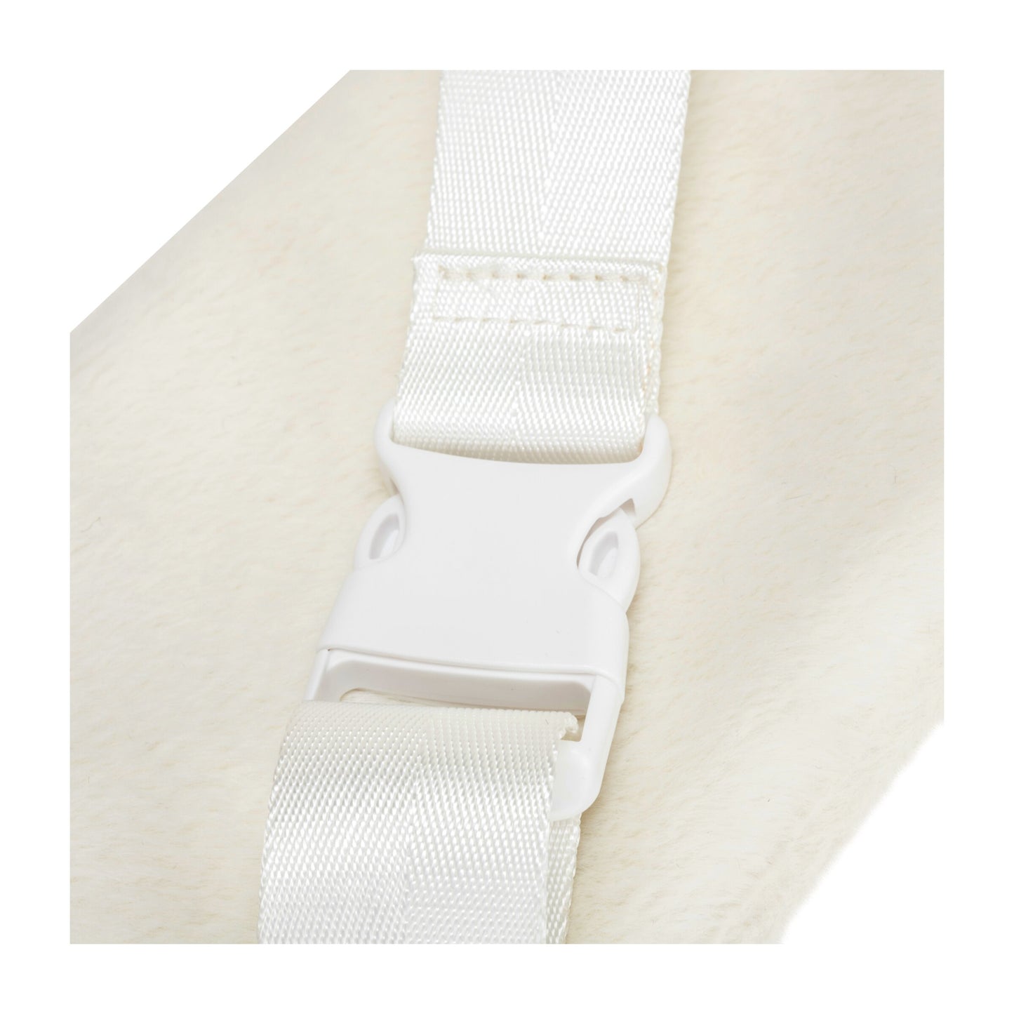 Faux Fur Sling Bag - Off White