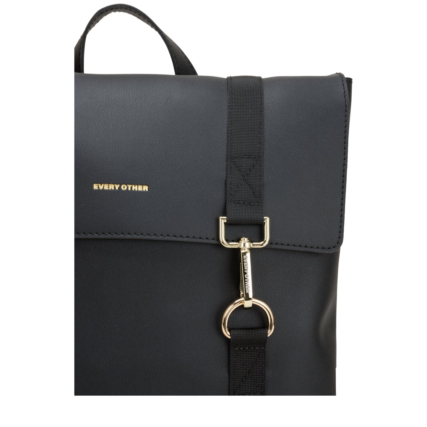 Double Clip Backpack - Black