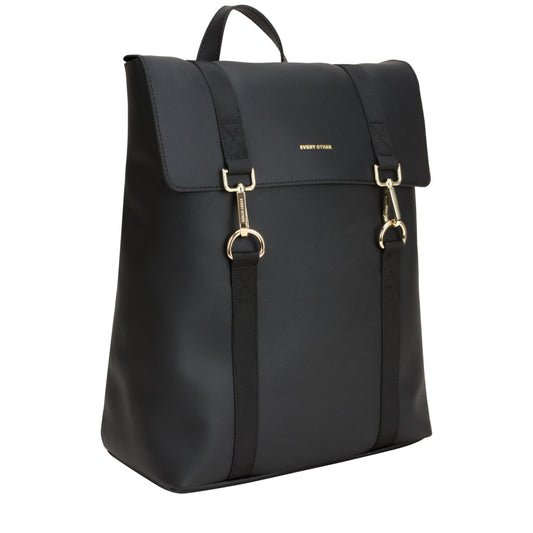 Double Clip Backpack - Black